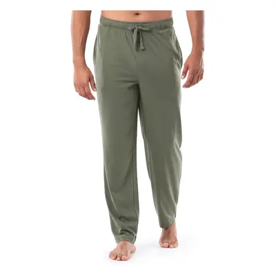 Fruit of the Loom Men's 1-Pack Extended Sizes Jersey Knit Sleep Pant (1 & Packs) Dark Green Medi