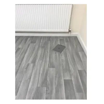 (4m, 2m) Grey Oak Vinyl Roll Flooring - 2m and 4m