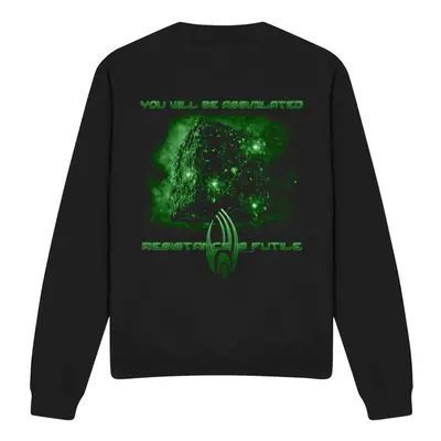 (M, Black) Star Trek Unisex Adult Assimilate Sweatshirt