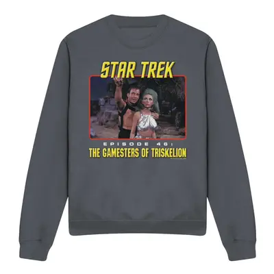 (XL, Charcoal) Star Trek Unisex Adult Episode Sweatshirt