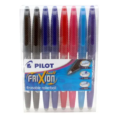 Frixion Erasable Rollerball 0.7 mm (Pack of 8) - Assorted