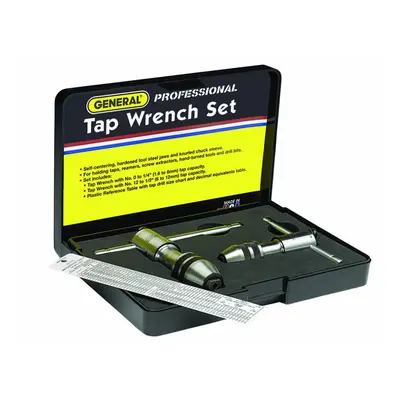 General Tools Professional Reversible Tap Wrenches Ratchet Holder with Reference Table for to 12