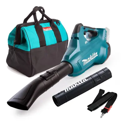 Makita DUB362Z Twin LXT 18v / 36v Lithium Brushless Leaf Blower Flat Nozzle +Bag