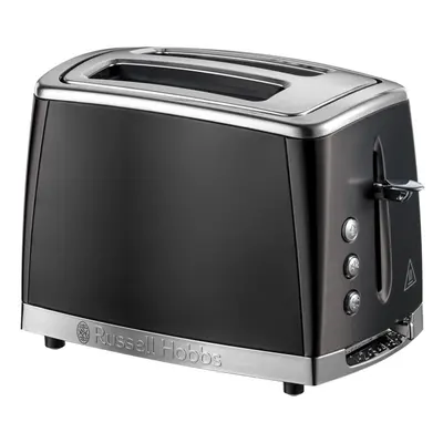 Russell Hobbs Slice Toaster (Stainless steel with matte textured finish, Extra Wide Slots, Lift 