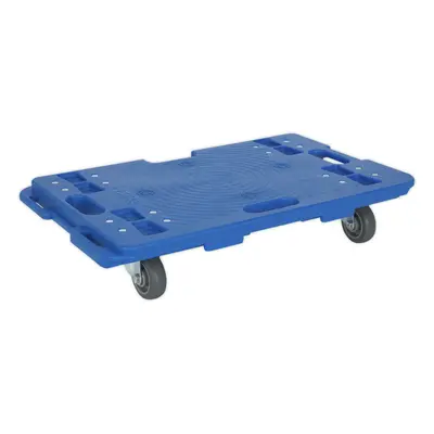 Interlocking Plastic Dolly - 150kg Capacity - Built In Carry Handles - Non Slip