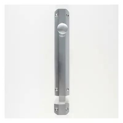 Surface Mounted Flat Sliding Door Bolt Lock x 36mm Satin Chrome