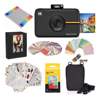 Zink Kodak Step Touch Instant Camera with 3.5 LCD Touchscreen Display 13MP 1080p HD Video (Black