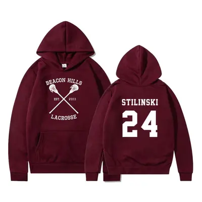 (M, as the picture) Unisex Teen Wolf Hoodie Beacon Hills Lacrosse Hoodie Stilinski Teen Wolf Hoo