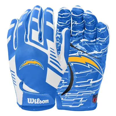 Wilson NFL Stretch Fit Football Gloves - Adult Los Angeles Chargers