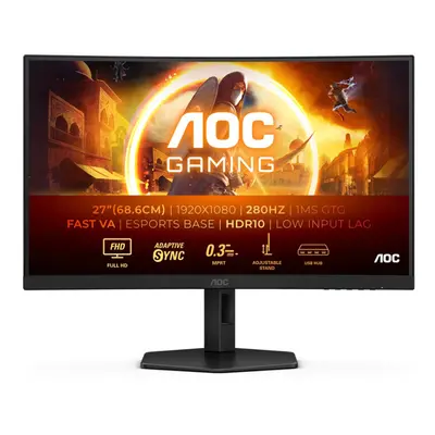 AOC G4 C27G4ZXU computer monitor 68.6 cm (27") x pixels Full HD LED Black