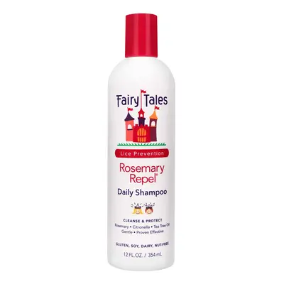 Fairy Tales Rosemary Repel Lice Shampoo- Daily Kids Shampoo for Lice Prevention, Fl. Oz (Pack of