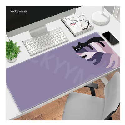 (WA00326 CAT (19), 700x400x2mm) Cat Plant Mouse Pads Gaming Mousepad Gamer Mouse Mat Keyboard Ma