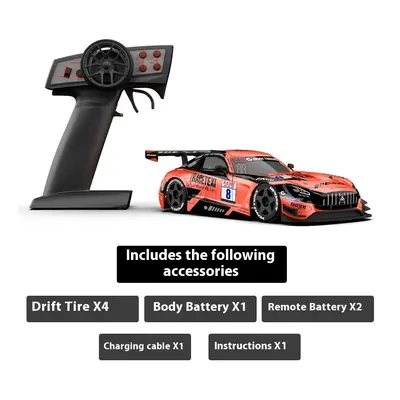 (Orange) Kamtom Drift Remote Control Car Rc Racing High-Speed Racing Adult Boy Toy Full Scale Ch