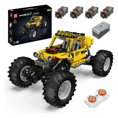 (18021) Mould King Technical Car Building Block The Remote Control Climbing Vehicle Model Assemb