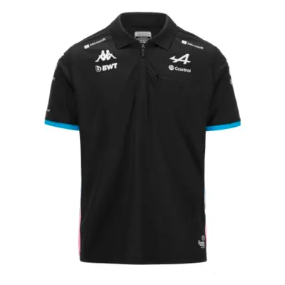 (M) Alpine BWT Team Polo Shirt (Black)