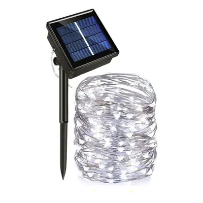 (white, 30M 2pack) Led Solar Light Outdoor Lamp String Lights For Holiday Christmas Party Waterp