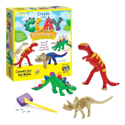 Creativity for Kids Create with Clay Dinosaurs - Build Dinosaur Figu