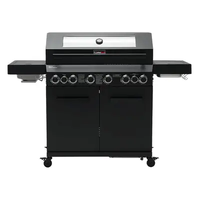 (Without Cover) CosmoGrill Burner Yamara Dark 6+2 Gas BBQ