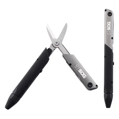 (Q1) SOG in BATON Q1 Multi-Tool Folding Scissors Tactical Pen Multifunctional Pocket Portable Sc