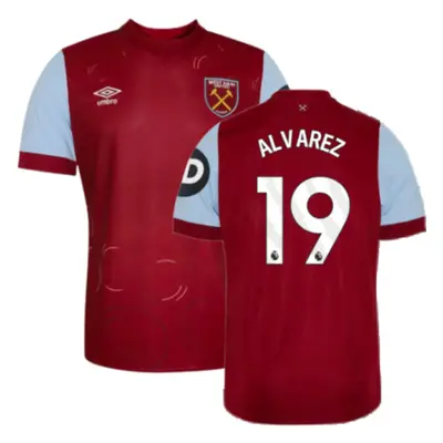 (XLB) West Ham Home Shirt (Kids) (ALVAREZ 19)