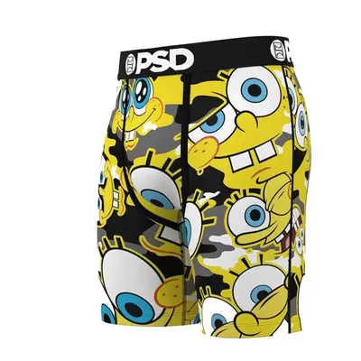 Spongebob 884054-large 36- Square Pants Face Camo PSD Boxer Briefs - Large - Size