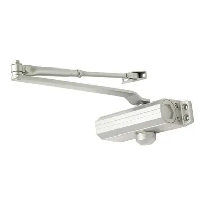 Fixed Power Overhead Door Closer Degree Opening 60kg Doors Silver