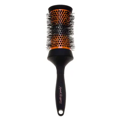 (Large) Thermo Ceramic Hourglass Hot Curl Brush - Hair Curling Brush for Blow-Drying, Straighten