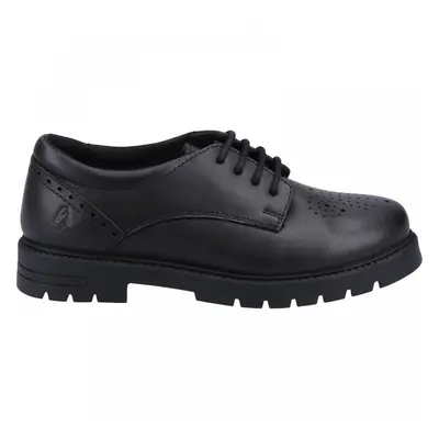 (9 (Adults'), Black) Jayne Lace Up SNR Black Girls Lace Up School Shoes