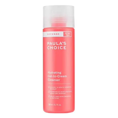 Paula's Choice-DEFENSE Hydrating Gel-to-Cream Facial Cleanser with Green Tea Licorice Aloe & Soy