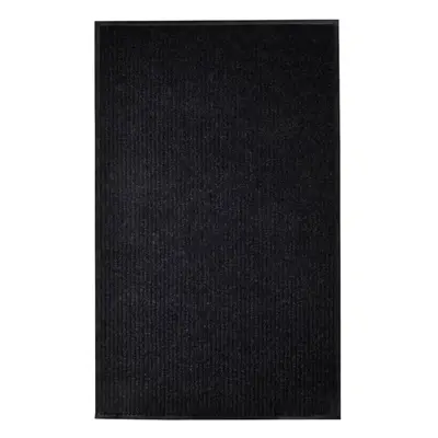 vidaXL Door Mat PVC Home Garden Black 117x220cm Welcome Entrance Rug Carpet