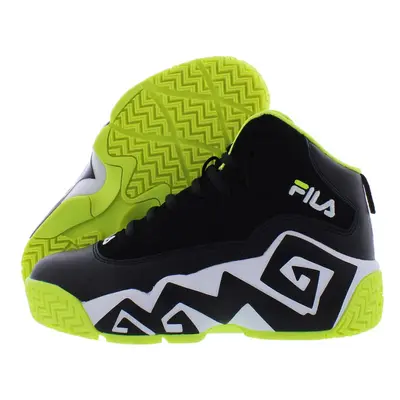 Fila Kids Mb Basketball Shoes Black/Sfty/White