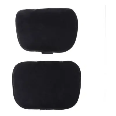 (Black) Pair Car Headrest Maybach Design Class Ultra Soft Pillow Automobile