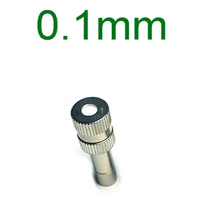 (0.1mm) PCS Quick Slip Lock Nozzle 0.1mm-0.6mm Fogging Spray Sprinkler Misting Garden Nozzle for