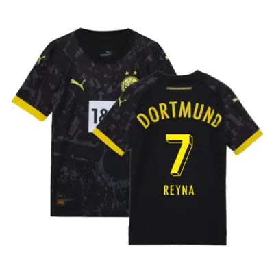 (MB) Borussia Dortmund Away Shirt (Kids) (Reyna 7)