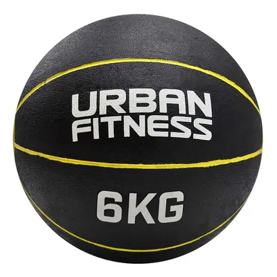 6KG 28.5cm Rubber Medicine Ball - At Home Weight Training Weighted Gym Ball