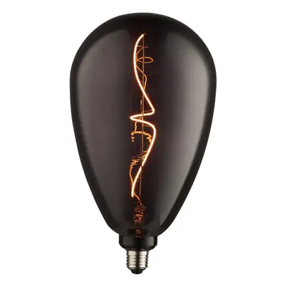 4W E27 Filament Light Bulb - Smoked Tinted Glass Lamp - 1800k Warm White LED