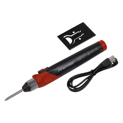 Rechargeable Cordless Soldering Iron 12W Lithium-Ion Battery - LED Torch - 600ÃC