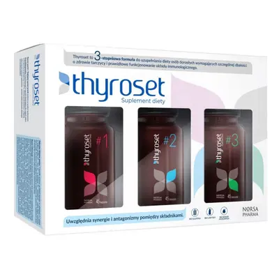 Thyroset Vitamins & Minerals Complex 3x45 thyroid Norsa Pharma