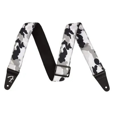 Fender Camo Strap Guitar Strap Camouflage Look cm Wide Winter Camo