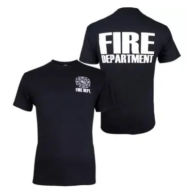 Fire Department Logo T-Shirt Black - Large