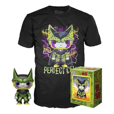 Dragon Ball Z POP! and Tee Perfect Cell #13 and T-Shirt Large Black