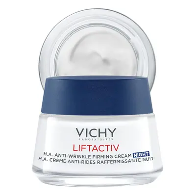 Vichy LiftActiv Supreme Night cream Anti Aging Face cream with Vitamin c & Rhamnose to Firm & Br