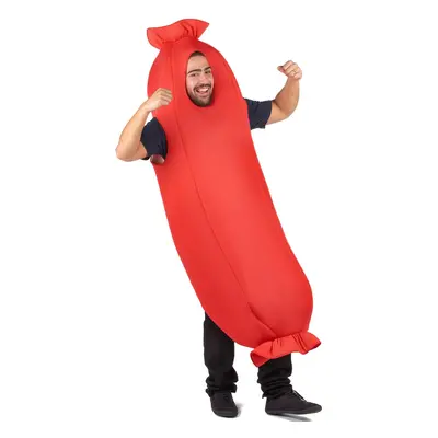 Adult red sausage costume