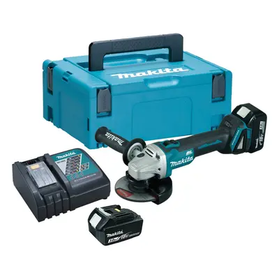 Makita DGA506RFJ 18v Cordless Brushless 125mm Angle Grinder Lithium - x 3.0ah