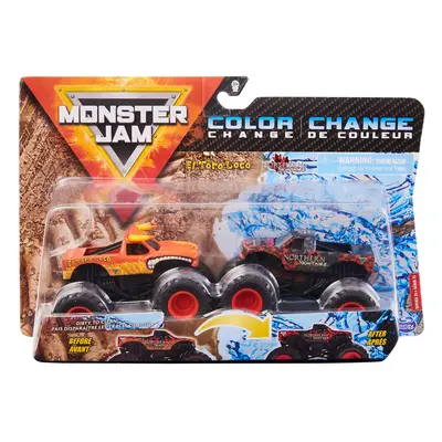 Monster Jam Official El Toro Loco vs. Northern Nightmare Color-Changi