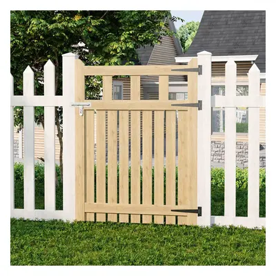 (90cm W x 120cm H) Outdoor Wooden Garden Gate Fence Door