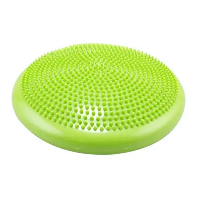 (Green) Inflatable Yoga Massage Ball Durable Universal YogaFitness Wobble Stability Balance Disc