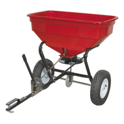 Tow Behind Broadcaster Spreader - 57kg Capacity Hopper - Degree Spray