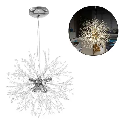 (silver) Led Lamp Ceiling Light Modern Chandelier Living Room Bedroom Pendant Lights Golden