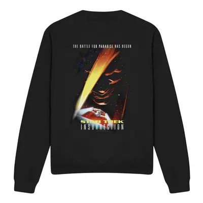 (S, Black) Star Trek Unisex Adult Insurrection Sweatshirt